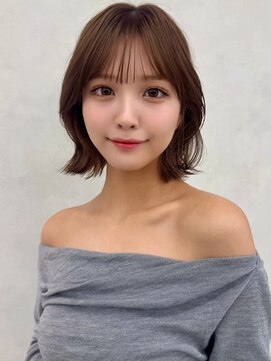 ショート/ボブ/髪質改善/脱白髪染め/白髪ぼかしハイライト