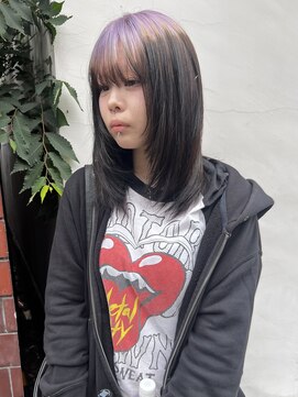 アミュレ(Amule) レイヤー、ルーツカラー、ラベンダー