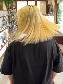 ヤソ(yaso)の写真/ダメージ度合いや髪質に合った“オーダーメイド”の縮毛矯正が叶う☆ブリーチ毛専用の縮毛矯正も◎