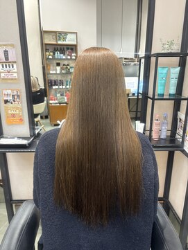 エトル バイ コムマティス 恵比寿駅前店(etre by comme Matisse) ブリーチなしWカラーオリーブベージュ