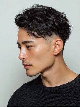 クリックプラス 小倉(Click plus) 小倉/刈り上げセンターパート/波巻きツイストスパイラル