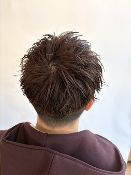 サラ ビューティ サイト 春日(SARA Beauty sight) 【黒髪卒業♪】春っぽ暖色ブラウン/スパイキーショート