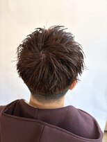 サラ ビューティ サイト 春日(SARA Beauty sight) 【黒髪卒業♪】春っぽ暖色ブラウン/スパイキーショート