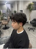 メンズ ショート パーマ ニュアンスパーマ シャドウパーマ