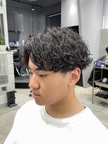 サンズ 梅田 中崎町(SUNS) 【梅田】波巻きパーマアップバング