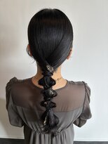 ヘアセット専門サロン by OKINAWA WATABE WEDDING 那覇店&nbsp;編みおろし
