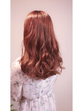 ヘアートゥリース 武蔵小杉店(hair trees) 明るめカラー+デジタルパーマ