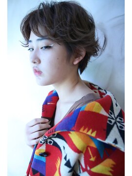 ブーケ(BOUQUET) お洒落ショートパーマ　ヘアスタイル　BOUQUET