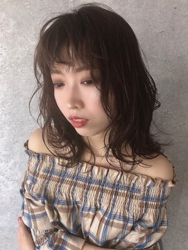 アストランティア 栄店(ASTRANTIA) *ASTRANTIA*福井彩乃 ラフウェーブモテ愛されバング