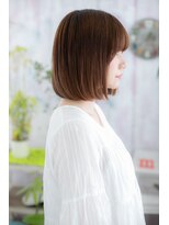 ミック ヘアアンドビューティー 大山店(miq  Hair&Beauty)&nbsp;シースルー前髪で透け感キュート★なナチュラルボブa