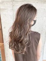 メーヴェ(Mowen) mowen南堀江 ウェットヘアxコテ巻き×ビターグレージュ