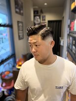 バーバー スタジオ ラフテル(Barber Studio RAFTEL)&nbsp;七三スキンフェードスタイル