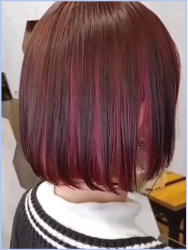 パレット 町田店(PALETTE) ピンクアンドレッドボブ 町田/町田駅/町田店