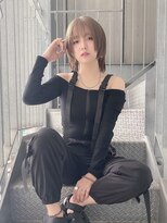 リアイス(Re:ICE)&nbsp;ミニウルフ/くすみブルー/流れるレイヤー/インナーハイライト