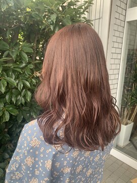 ステレオ ヘアデザイン 安城店(STEREO HAIR DESIGN) 柔らかアプリコットベージュ