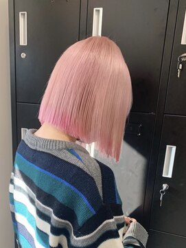 ペレ 渋谷(PELE) Y105_ ピンク × ピンク デザインカラー