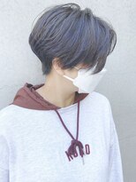 モリオフロムロンドン 松戸店(Morio from London)&nbsp;【松戸　ムラマツ】大人ショートボブ　ボーイッシュブルー