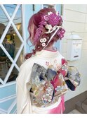 気分はラプンツェル♪成人式ヘア