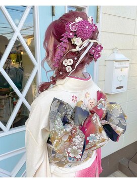 ランダーブルー(LANDER BLUE) 気分はラプンツェル♪成人式ヘア