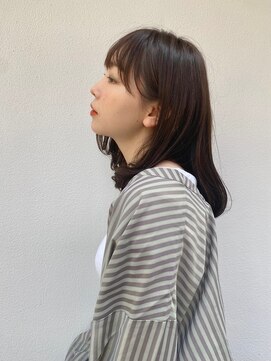 ゼンコー キチジョウジ シェール(ZENKO KICHIJOJI chere) つやつやストレート/セミロングスタイル/シルキーベージュ