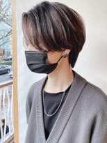 モリオフロムロンドン 原宿本店(morio from London) 【morio原宿】ナチュラルハイライトカラー　ピンクブラウン