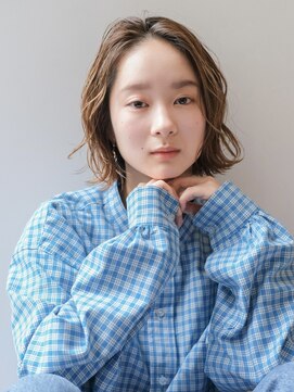 レトン 銀座(leton) 顎下ボブ/ニュアンスパーマ［東銀座/銀座］