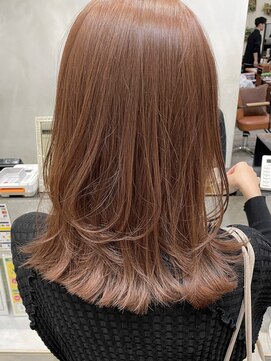 ガーデン ムサシコスギ(GARDEN MUSASHIKOSUGI) モカベージュ/似合わせカット/大人かわいい/外ハネ/小顔ヘア