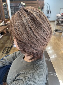 ヘアーケアサロン リノ(hair care salon Lino) メテオアディクシーカラーリセッターカット30代/40代/50代