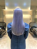 ロンドシェリ 仙台(Lond Cheri)&nbsp;ブルーラベンダー ハイトーン ケアブリーチ ダブルカラー 韓国