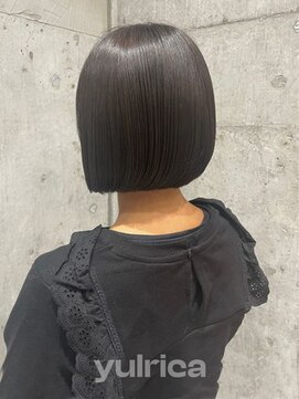 ユルリカ 新宿店(yulrica) 切りっぱなしボブ×黒髪_Hy20231005/新宿/似合わせカット