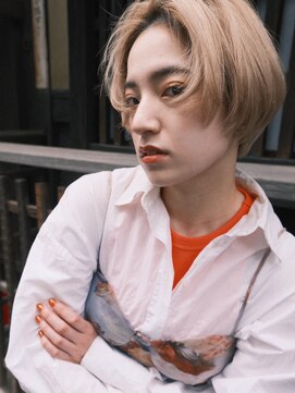 マウロア(MAULOA) 【MAULOA】ブロンドショート　マッシュヘア