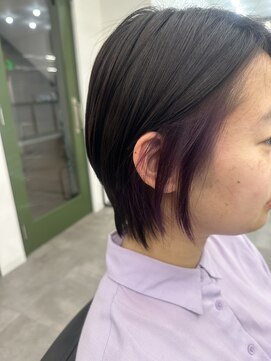 エイト 川崎店(EIGHT) [川崎]レディース　ショート　イヤリング　パープル