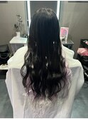 #シールエクステ#ブラック#インナー風