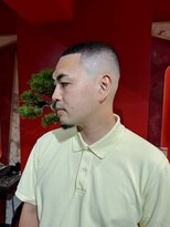 メリケンバーバーショップ トーキョー(MERICAN BARBERSHOP TYO)&nbsp;ハイライト/マッシュパーマ/ウルフ/アッシュブラック【嶋壽】203