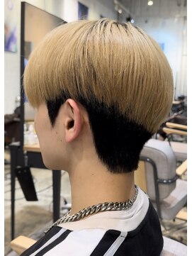 ノラ シブヤ(NORA) 【永田】メンズショート ヘビーマッシュダウンパーマ