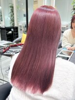 ロンドエニカ 大宮(Lond enika)&nbsp;前髪カタログアンブレラカラーこなれミディウェーブパーマ大宮