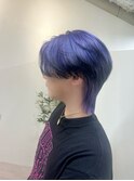 ウルフカット メンズウルフ センターパートウルフ