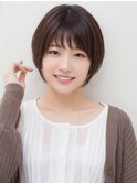 縮毛矯正ショートヘア♪コスメストレート髪質改善ココアベージュ
