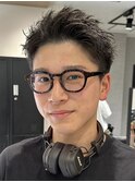 メンズショート/大人ショート/20代30代/ダークアッシュ