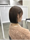 ［ナチュラルボブ/切りっぱなしボブ/前下がりボブ］