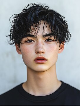 ロディーナコク 大口 新子安(rodina.coc) MEN’S HAIR/波巻きツイストスパイラル/リバースセンターパート