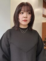 ニール 名古屋 伏見 丸の内(NEELU)&nbsp;【Neelu_misa】顔周りレイヤーカット ボルドーカラー