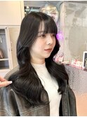 tsugumi》ナチュラルブラック×ワンホンコテ巻き