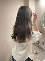 チャプター 問屋町(chapter)&nbsp;ケアブリーチダブルカラーモノトーンオリーブグレージュ韓国ヘア