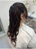 【み な】コテ巻き仕上げヘアセット/似合わせスタイル