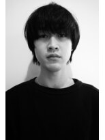 ブルートマト(BLUE TOMATO)&nbsp;メンズカットメンズパーマ マッシュセンターパートウルフ