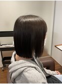 切りっぱなしボブ