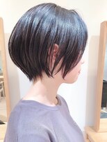 セイドット リー(Say. Ree)&nbsp;Say.ひし形ショートくびれショートレイヤーアッシュブラック青山