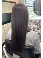 シーズ(sees) 髪質改善カラー+シルクストレート ロングスタイル