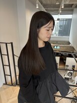 ヌープヘアーアイス(NUUP.hair ici)&nbsp;20代30代秋◎透明感カラーレイヤー×韓国風顔周り◎髪質改善
